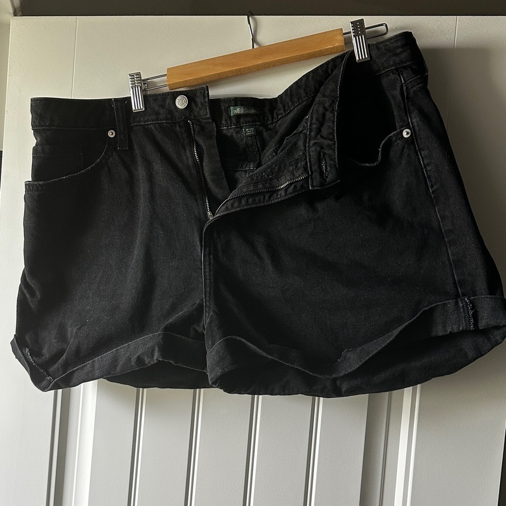 Wild Fable Black Jean Shorts